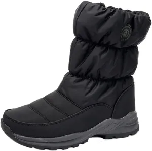2023 New Women Winter Non-Slip Waterproof Snow Plush Ankle Boots Womens Winter Ankle Snow Boots Womens Slip on Winter Boots Wide Boots for Snow and Ice Women Botas Para La Nieve Para Mujeres