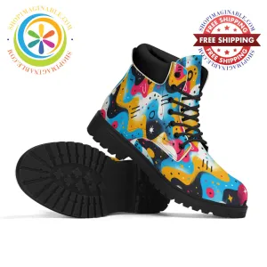 Abstract Swirl Ladies Boots