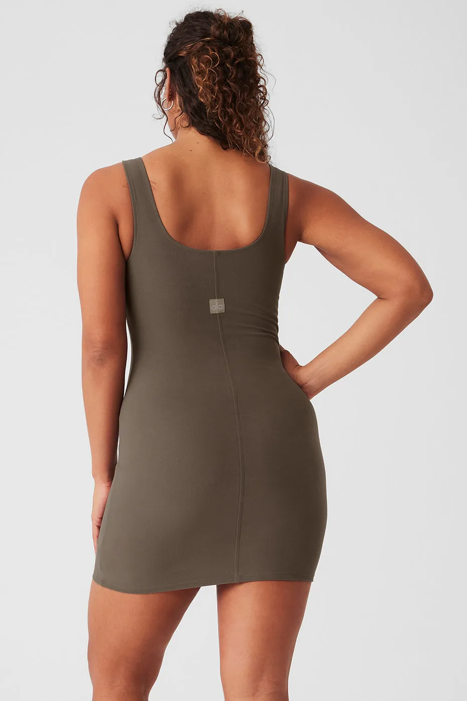 Alosoft Head Start Dress - Olive Tree