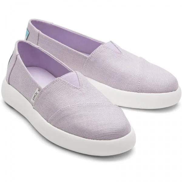 ALPARGATA MALLOW Ladies Chunky Slip-On Espadrilles Purple