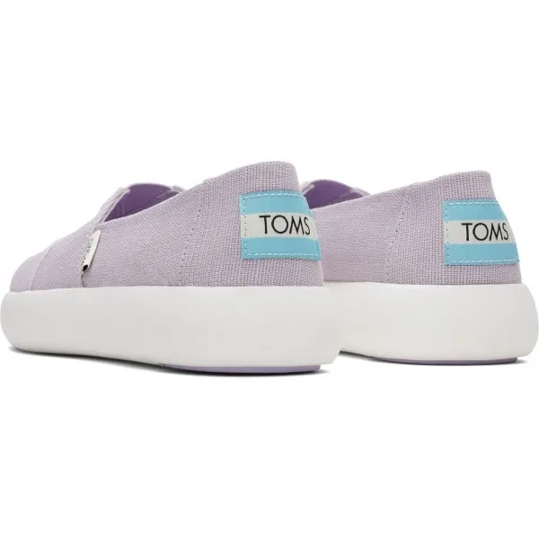 ALPARGATA MALLOW Ladies Chunky Slip-On Espadrilles Purple