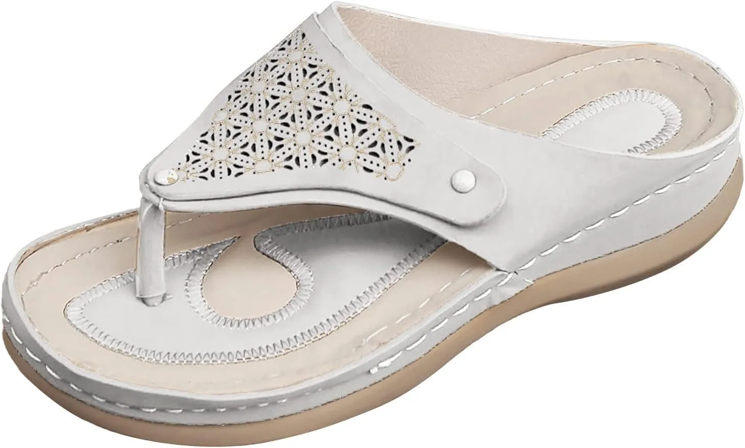 Avylays Breathable Mesh Sports Sandals With Non-Slip Sole Comfort Walking Sandals Slip On Flip Flops Beach Sandals
