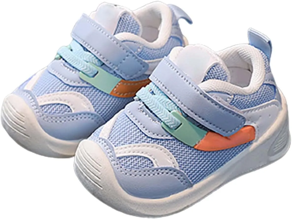 Baby Boy Girl Breathable Sneakers Infant Non Slip Lightweight Toddler First Walking Shoes Toddler Canvas Shoes Slip On