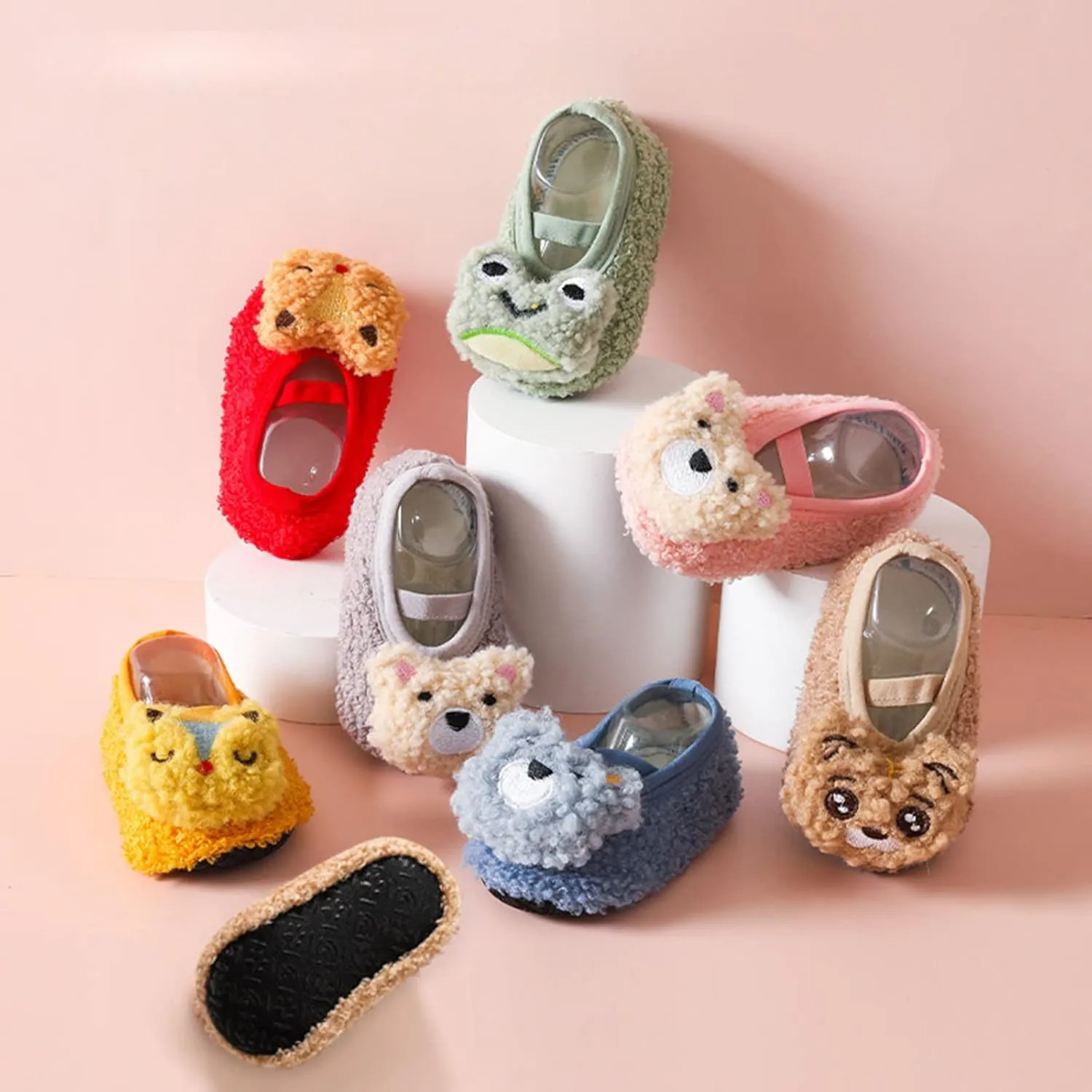 Baby Infant Girl Tennis Shoes Boys and Girls Cartoon Character Pattern Warm Toddler Shoes Shoes Infant Size 2
