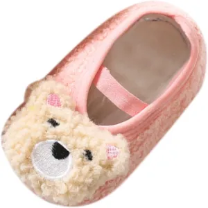 Baby Infant Girl Tennis Shoes Boys and Girls Cartoon Character Pattern Warm Toddler Shoes Shoes Infant Size 2