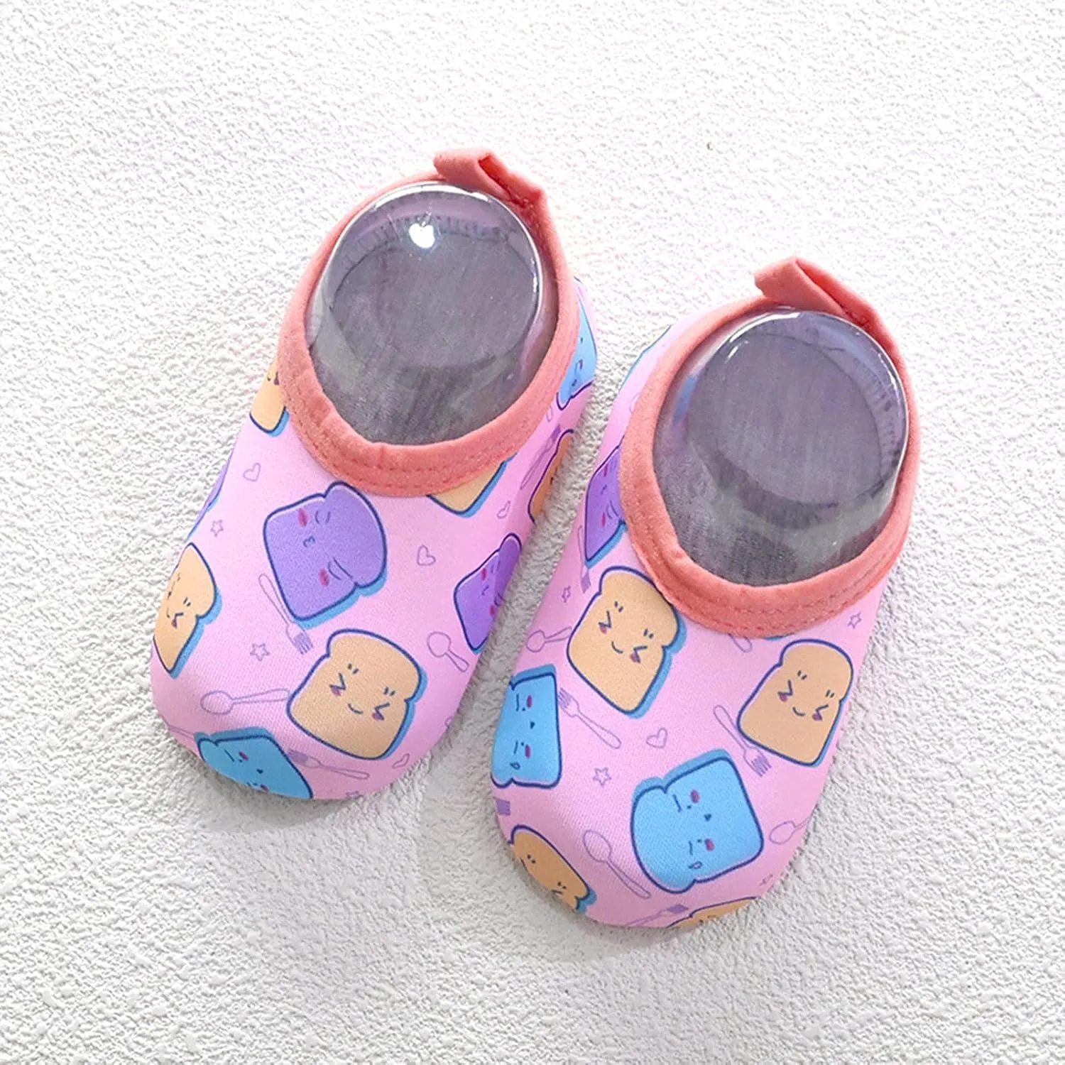 Baby Shoes Boy, Baby Toddler Kids Boys Girls Cartoon Swim Water Shoes Barefoot Socks Non-Slip Shoes 0-3 Years