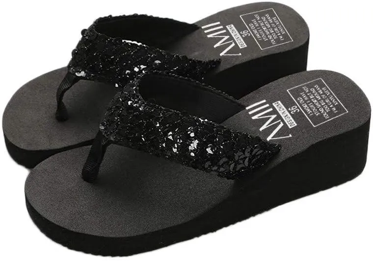 Beach Flip Flops Women Orthopedic Slippers for Women Women's Beach Flip Flop Super Lightweight and Soft
