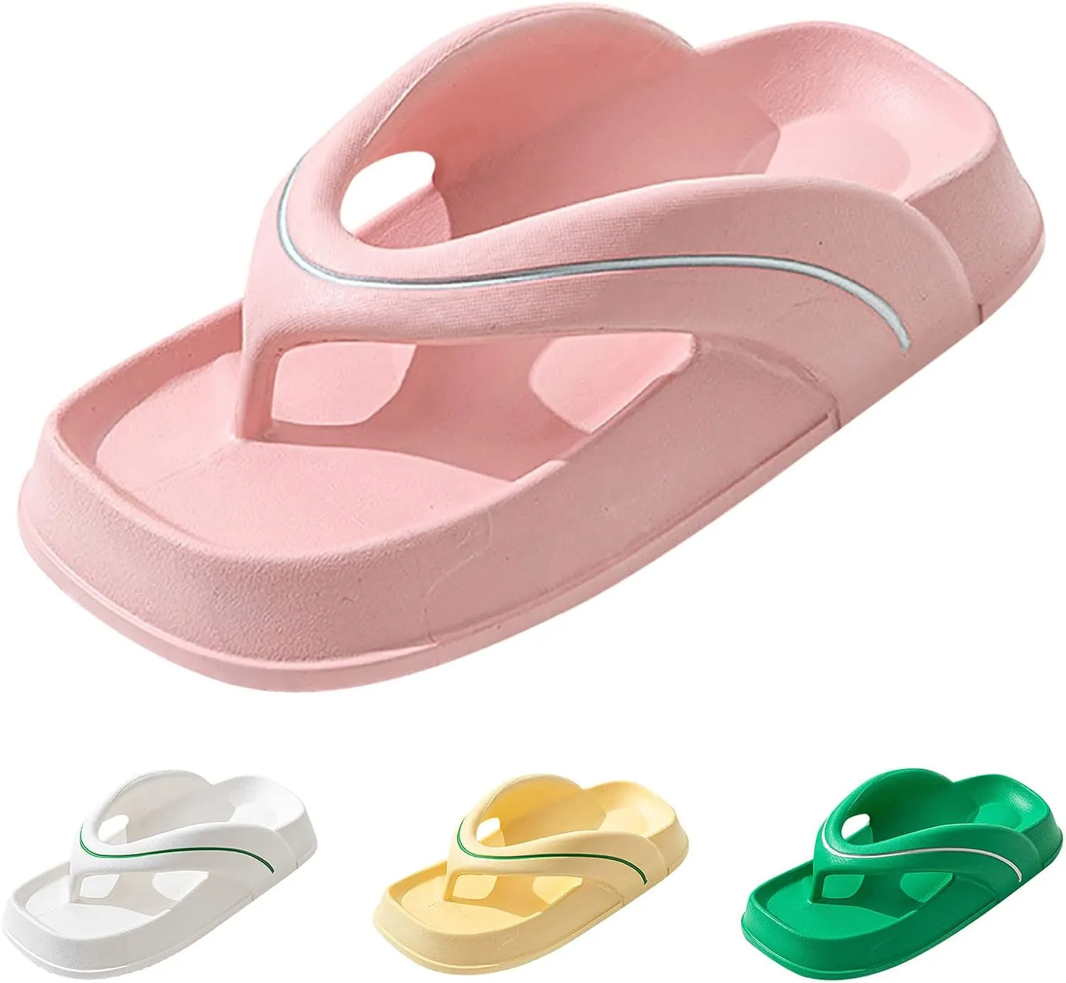 Beach Flip Flops Women Womens Walking Sandals with Arch Support Comfortable Summer Beach Thong Sandals