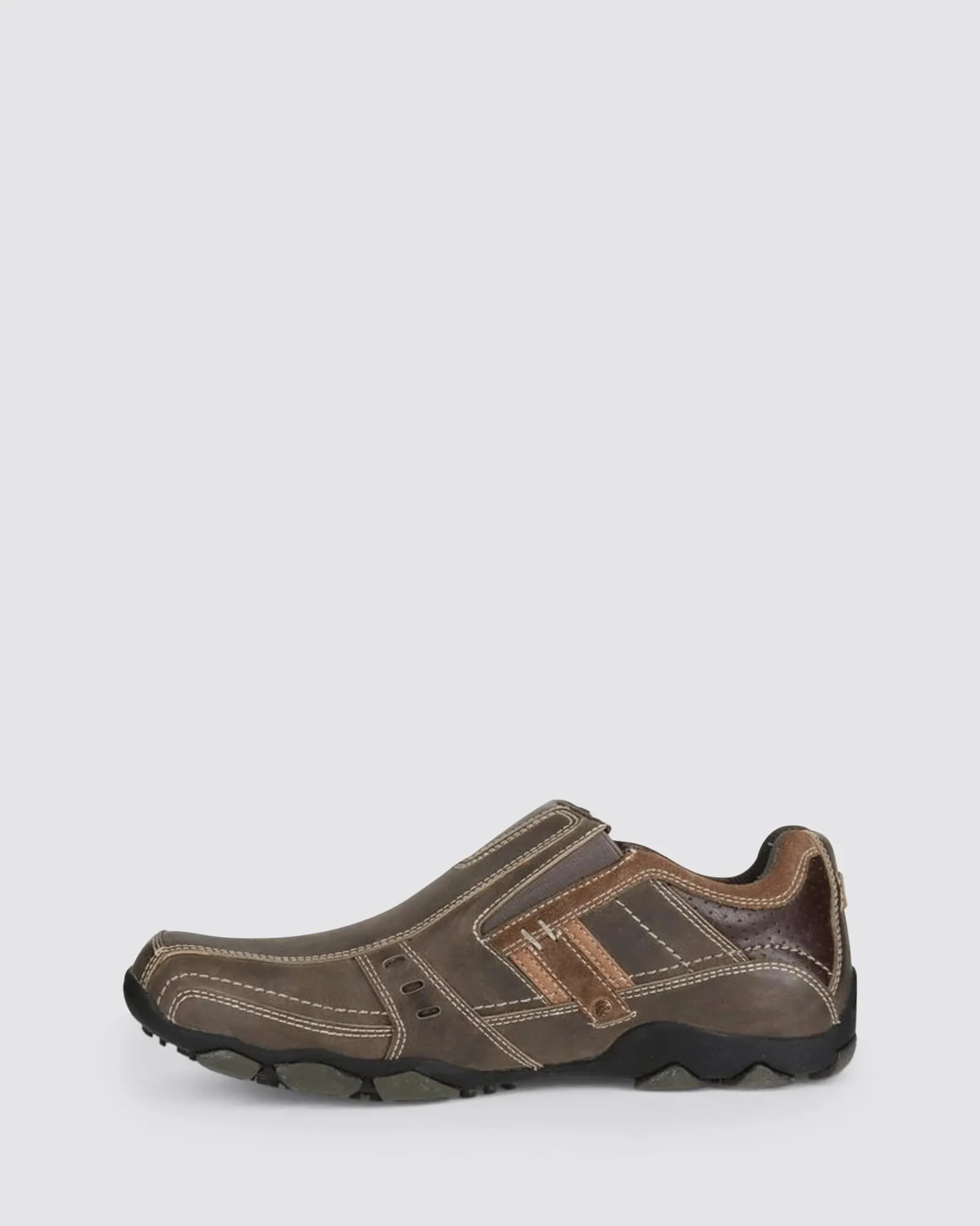 BECKER SLIP ON SNEAKERS SMOKEY LEATHER