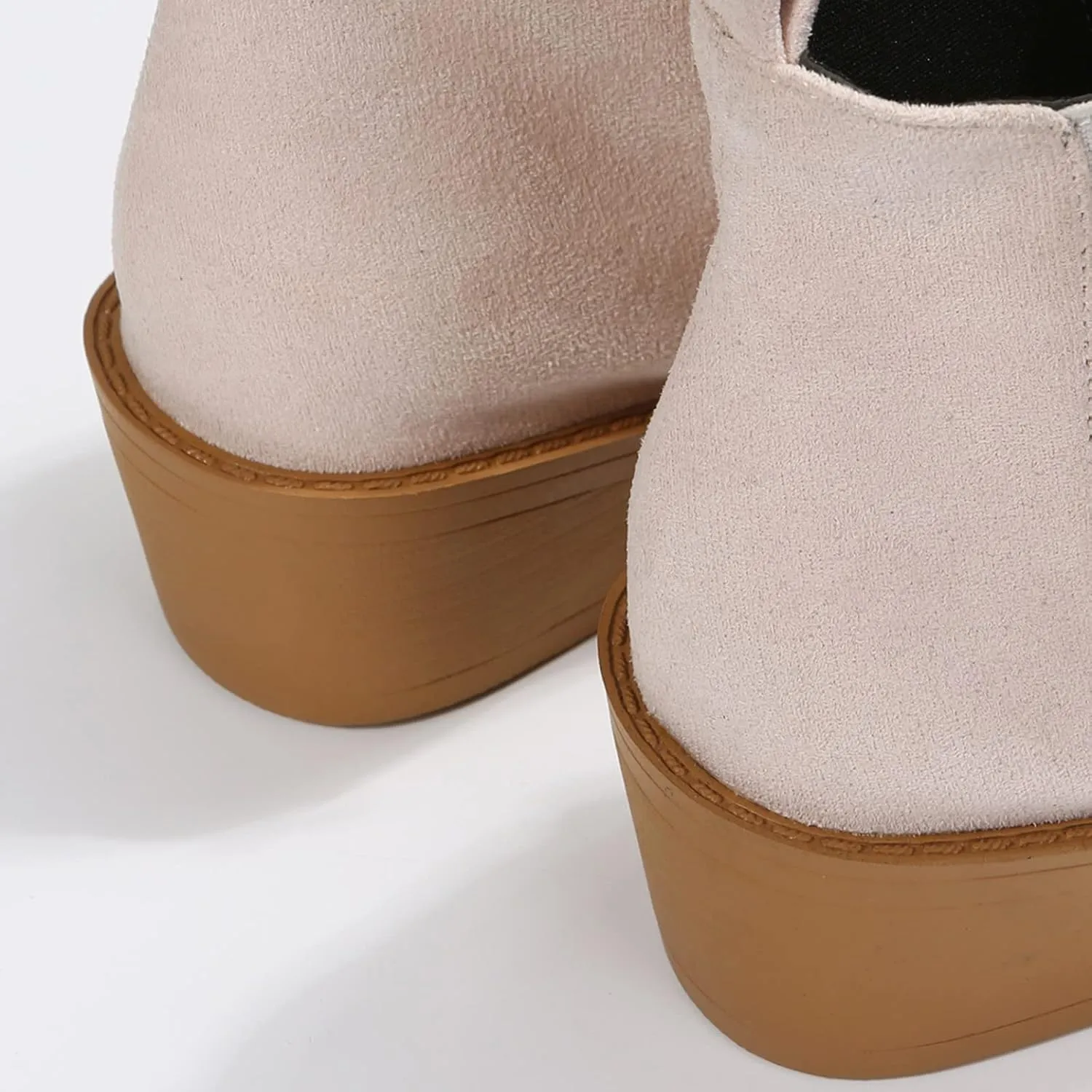 Black Ankle Boots for Women Platform Boots for Women Low Heel Ankle Boots for Women Slip On Booties for Women Boots for Women Ankle Booties Black Boots for Women Ankle Booties