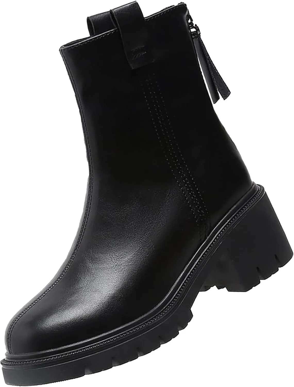 Black Booties for Women Cow Print Boots for Women Heel Boots for Women Flat Heel Cowboy Boots Women Womens Fall Booties and Ankle Boots Wedges Women's Wide Width Ankle Booties