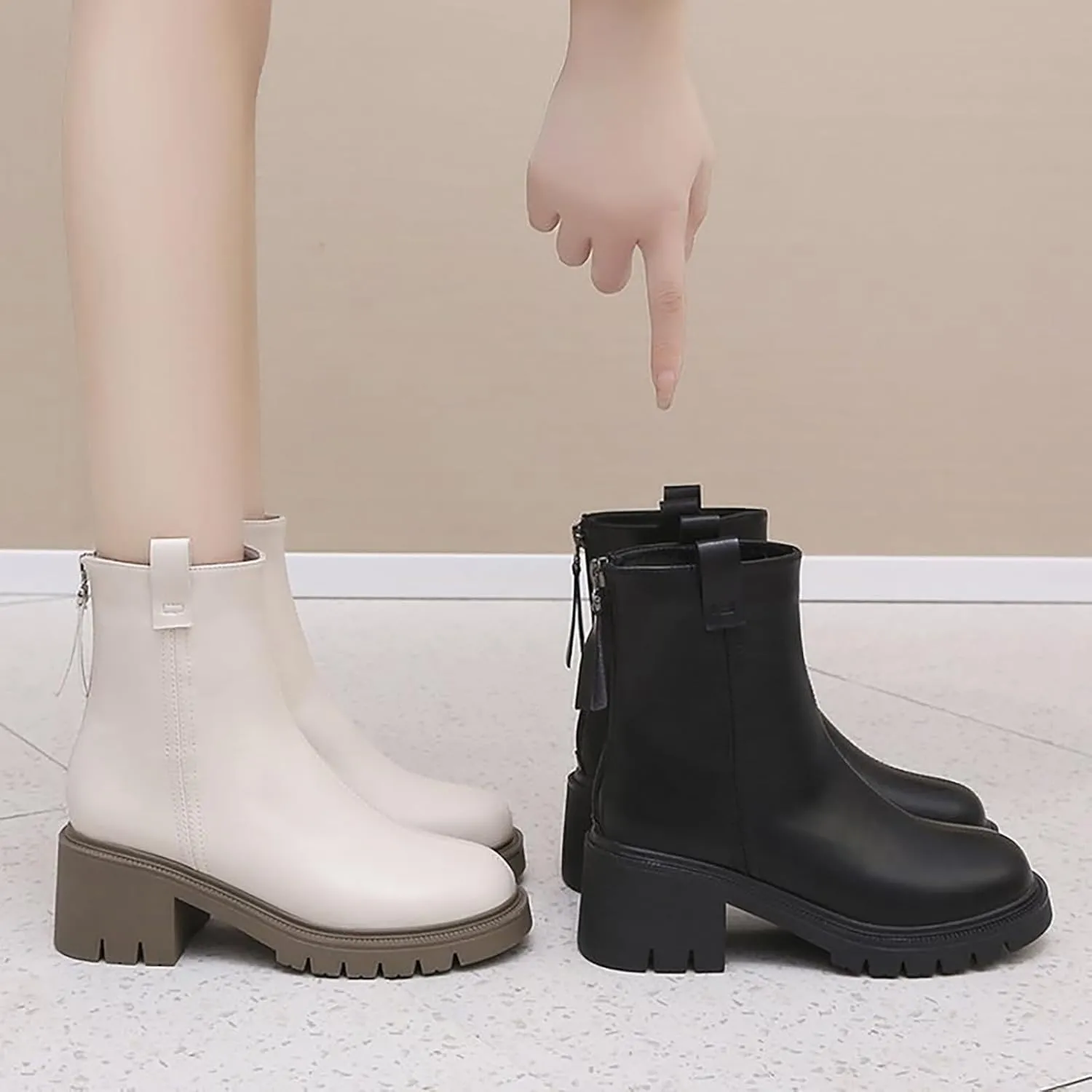 Black Booties for Women Cow Print Boots for Women Heel Boots for Women Flat Heel Cowboy Boots Women Womens Fall Booties and Ankle Boots Wedges Women's Wide Width Ankle Booties