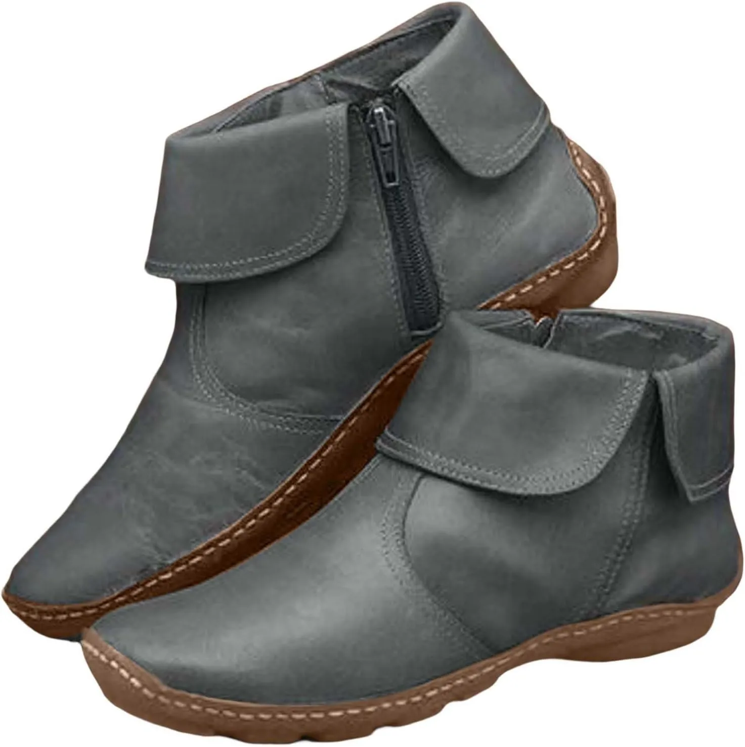 Black Cowboy Boots for Women Ankle Lace Up Boot for Women Ankle Booties Women Boots Ankle Dress Shoes for Women Solid Color Comfy Casual Square Toe Slip On Side Zipper