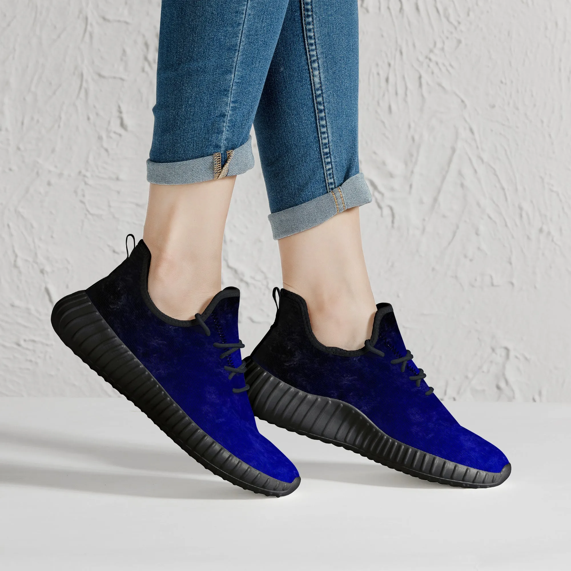 Blue to Black Fade Premium Sneakers
