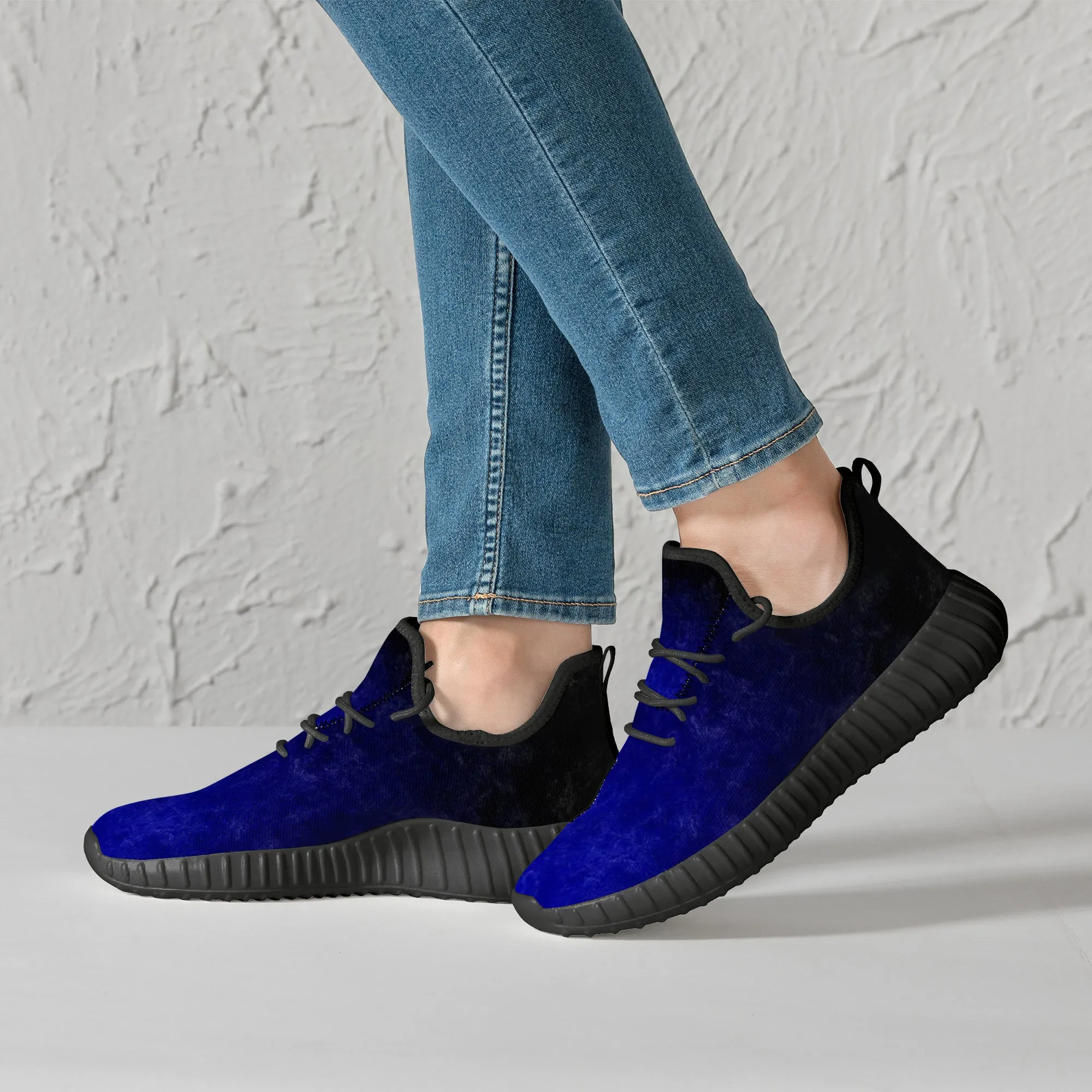 Blue to Black Fade Premium Sneakers