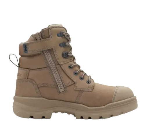 BLUNDSTONE 8063 RotoFlex 150mm Zip Safety Boot - Stone