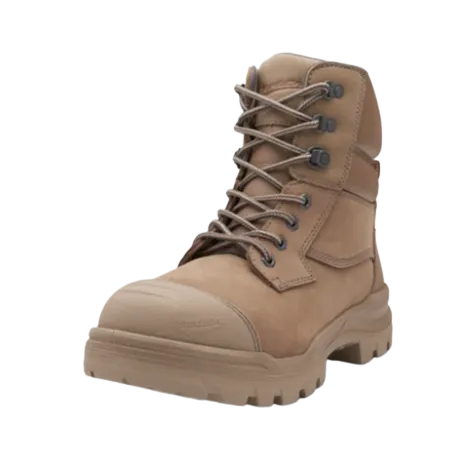 BLUNDSTONE 8063 RotoFlex 150mm Zip Safety Boot - Stone
