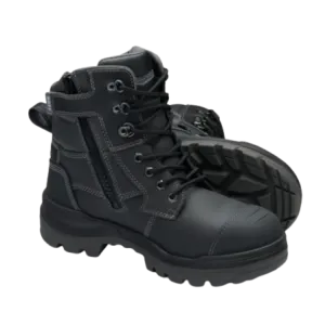 BLUNDSTONE 8071 RotoFlex 150mm Zip Safety Boot - Black