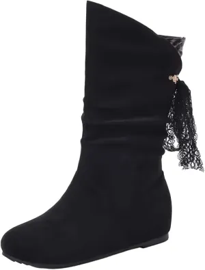 Booties for Women Low Heel Flat Boots Women Chunky Brown Boots Work Boots Black Ankle Boots for Women with Heel Comfort Womens Ankle Booties Low Heel Brown
