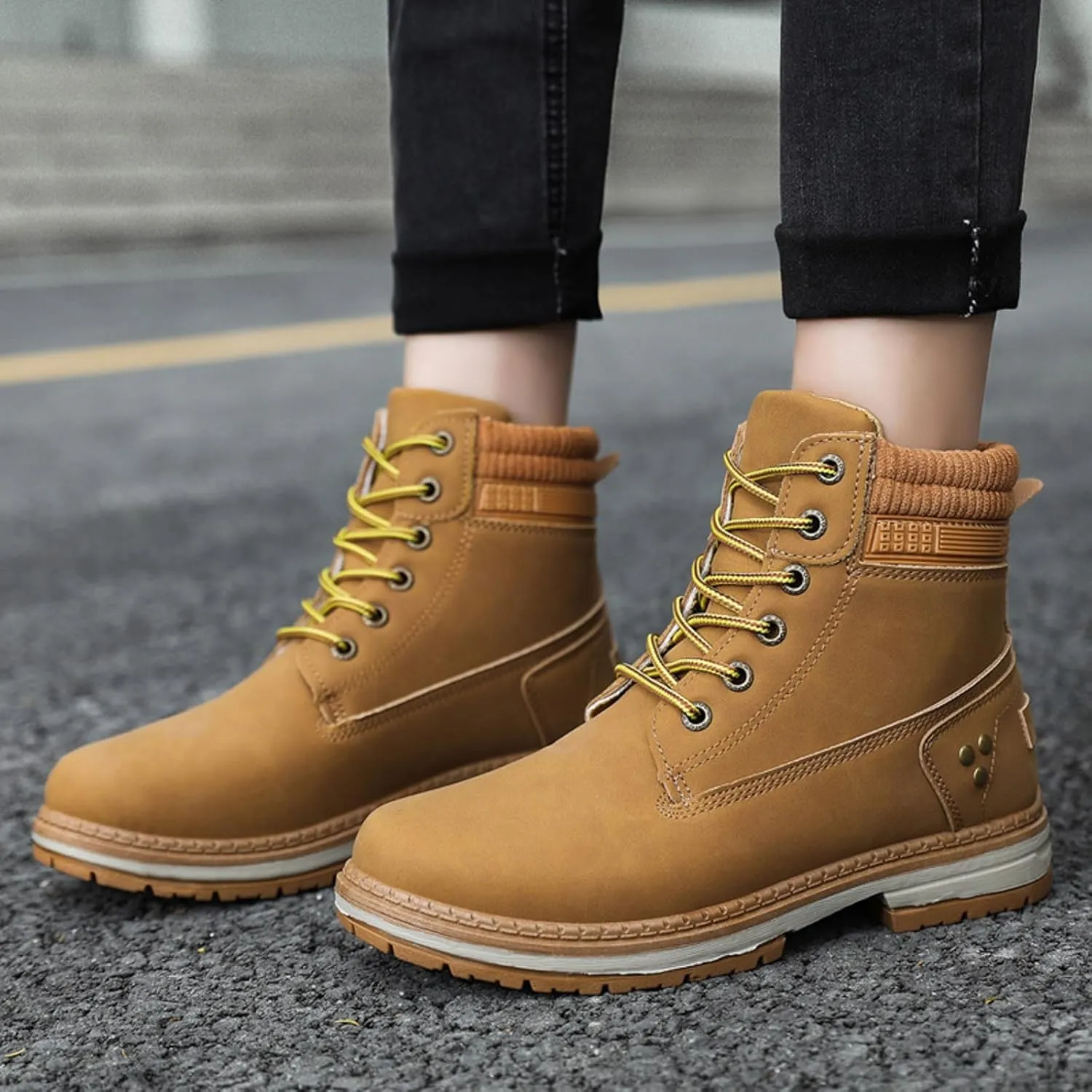 Boots for Women 2024 Large Size Women's Boots Outdoor Thick Bottom Autumn Winter Boots Hundred Combat Boots