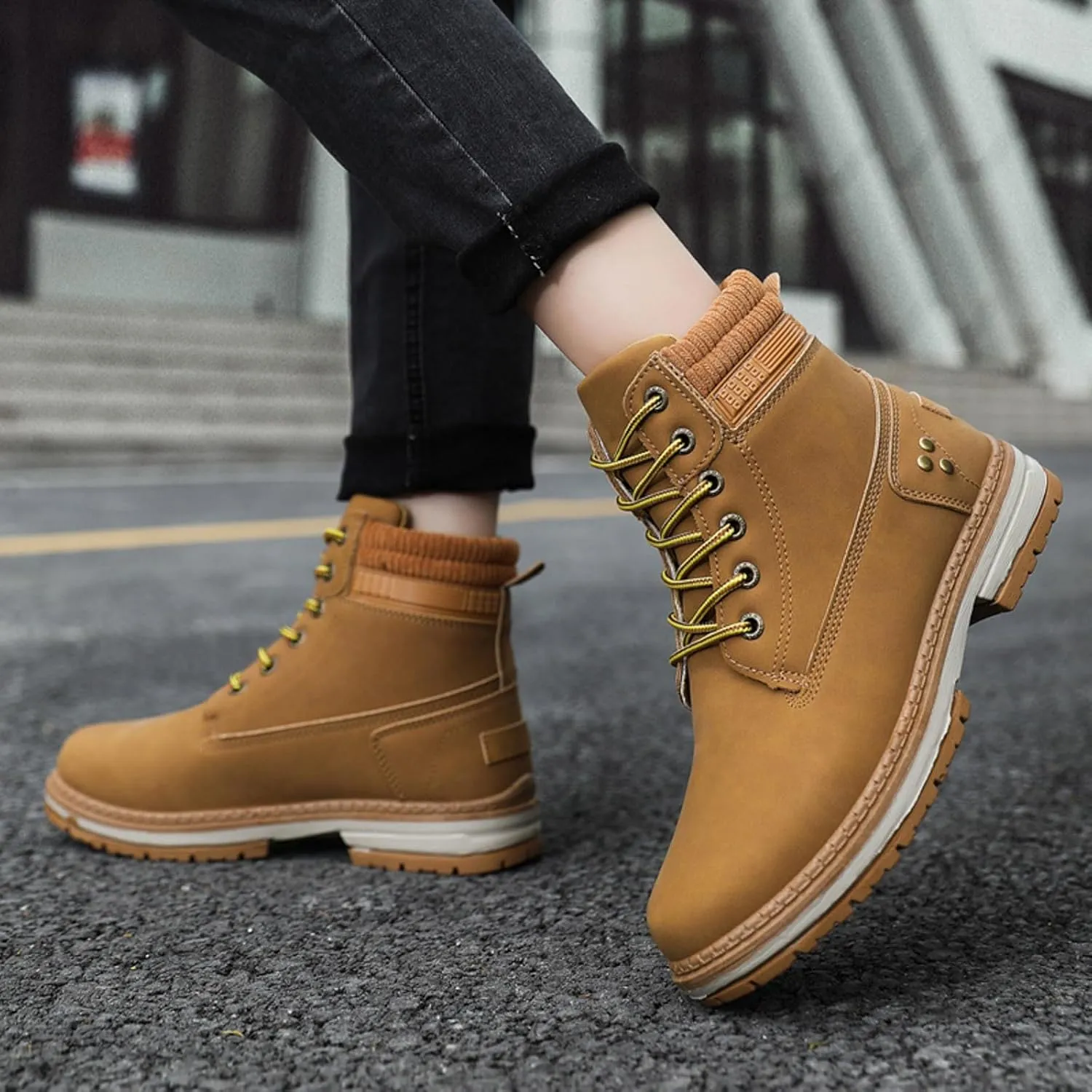 Boots for Women 2024 Large Size Women's Boots Outdoor Thick Bottom Autumn Winter Boots Hundred Combat Boots