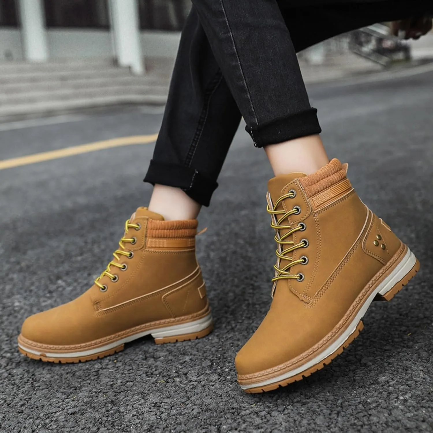Boots for Women 2024 Large Size Women's Boots Outdoor Thick Bottom Autumn Winter Boots Hundred Combat Boots