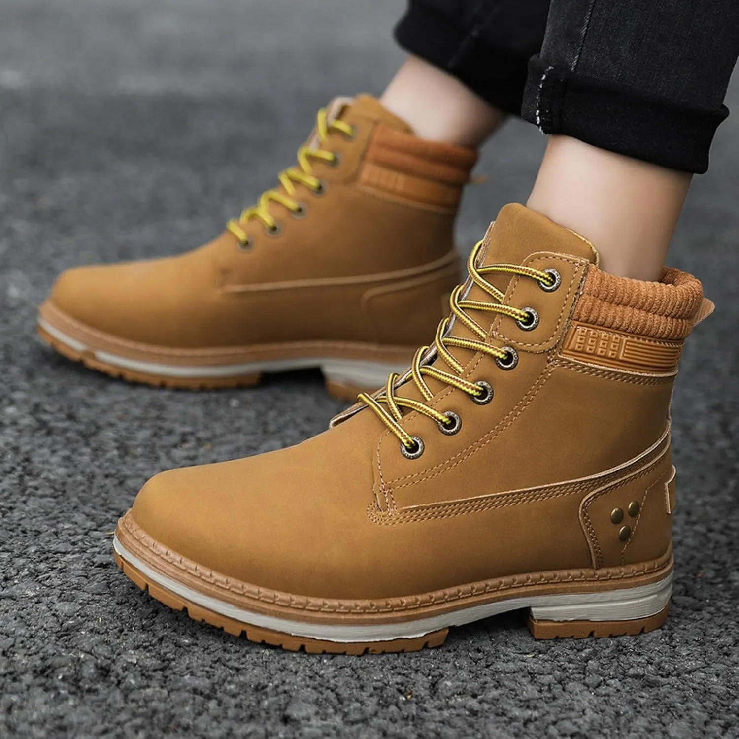 Boots for Women 2024 Large Size Women's Boots Outdoor Thick Bottom Autumn Winter Boots Hundred Combat Boots
