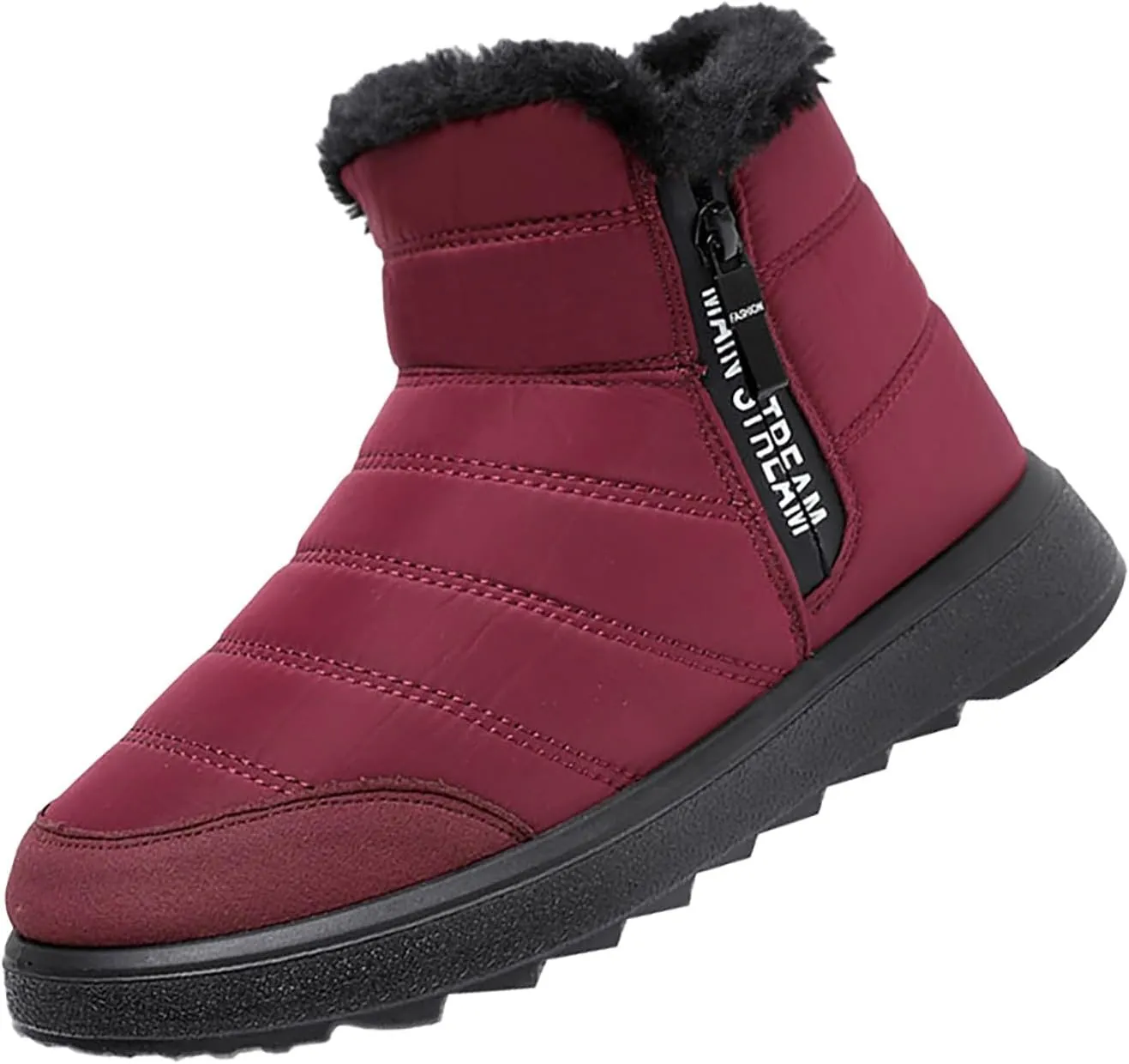Botas Vaqueras Para Mujer De Invierno Women's Winter Dress Shoes Wide Width Fuzzy Boots Warm Boots Women's Snow Boots Wide Calf October 11-12