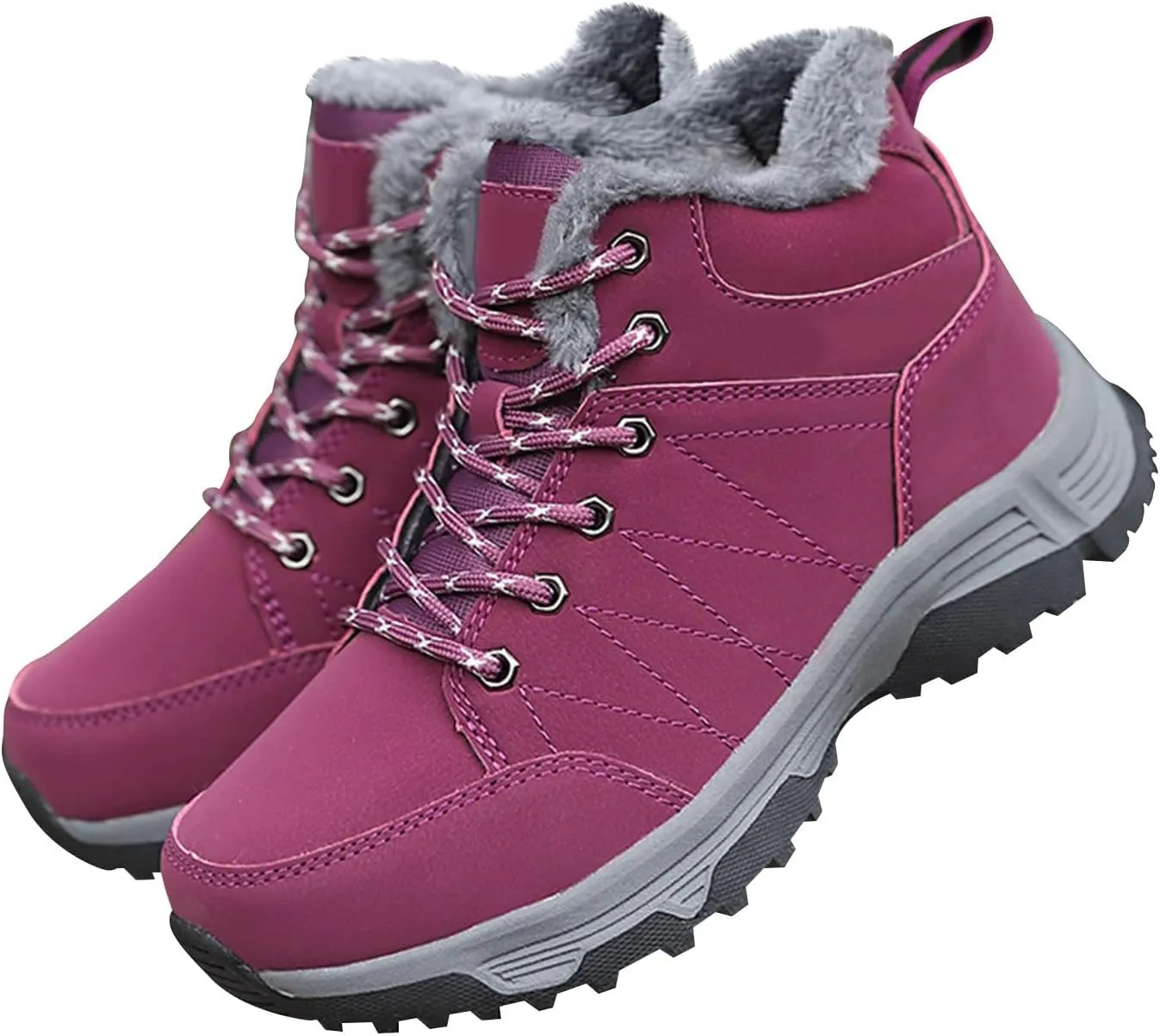 Botas Vaqueras Para Mujer De Invierno Women's Winter Dress Shoes Wide Width Fuzzy Boots Warm Boots Women's Snow Boots Wide Calf October 11-12