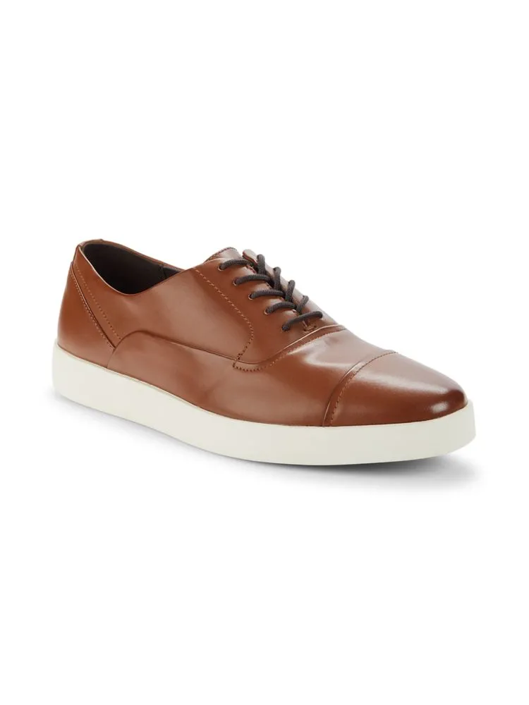 Calvin Klein Elijah Hooded Oxford Sneakers, Brown