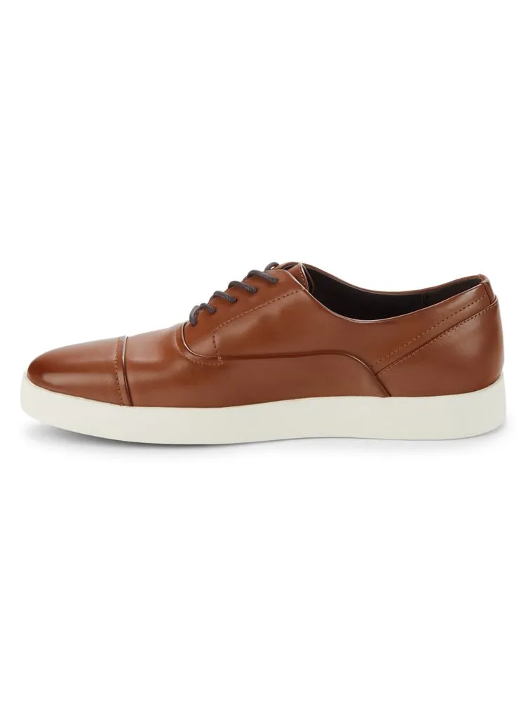 Calvin Klein Elijah Hooded Oxford Sneakers, Brown