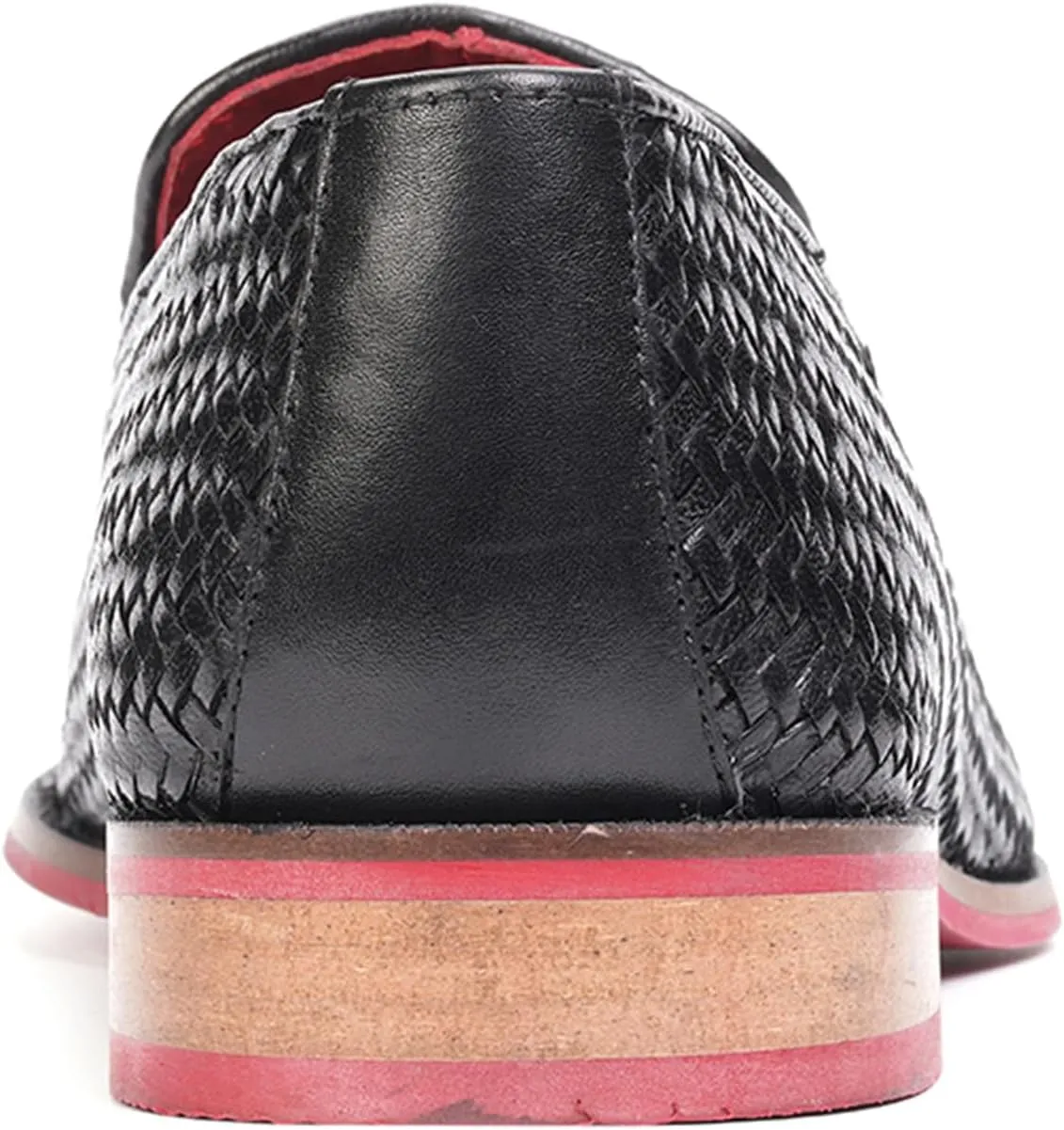 Carlos Santana Gibson Weave Loafer for Men | Calfskin Leather Upper | Ortholite? Footbed & Lightweight Rubber Outsole
