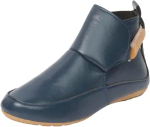 Cathalem Booties for Women, 2024 New Arch Support Booties Side Zip-up Vintage Leather Damping Shoes Flat Heel Booties