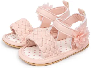 CENCIRILY Infant Baby Girls Boys Sandals Summer Beach Outdoor Bowknot Soft Rubber Sole Toddler Princess Dress Flats Walking Shoes