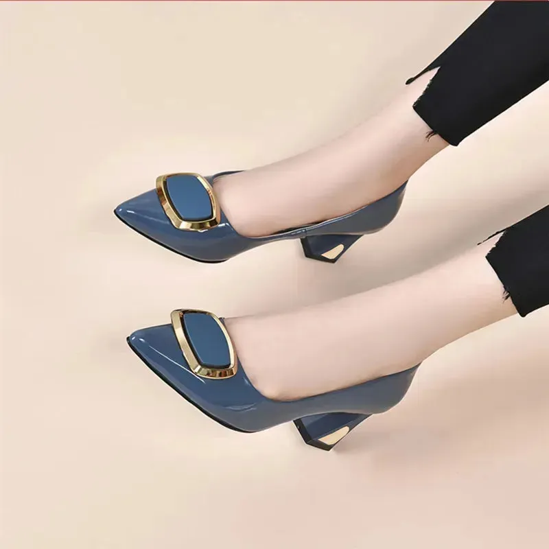 Classic Crystal Shining High Heel Pumps