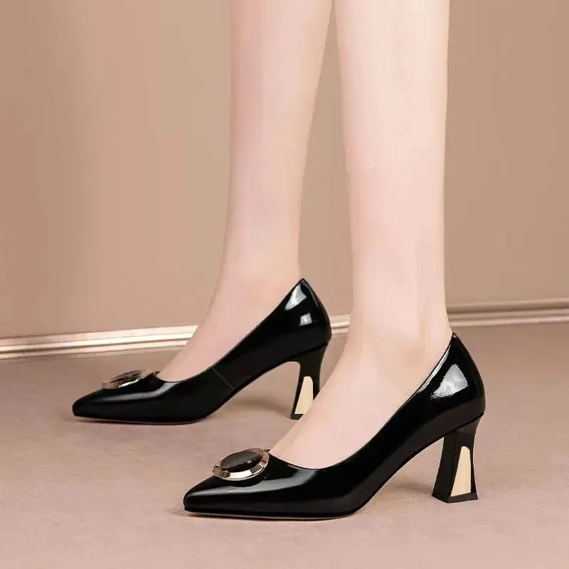 Classic Crystal Shining High Heel Pumps