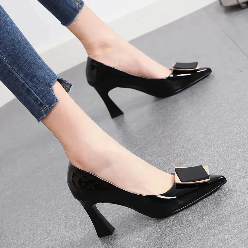 Classic Crystal Shining High Heel Pumps