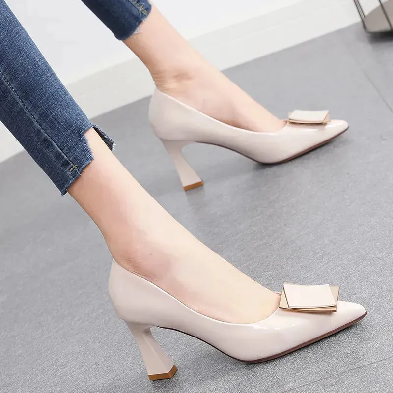 Classic Crystal Shining High Heel Pumps