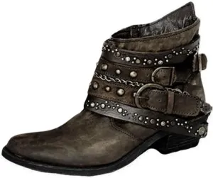 Combat Boots Womens Ankle Ankle Booties for Women Dressy Womens Fashion Boots Fall Work Boot Shoe Laces Men Fashion Round Toe Lug Sole Low Heel Chelsea Fashion