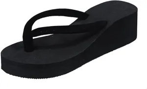 Comfortable Summer Beach Thong Women's Ladies Platform Wedges Bohemian Beach Shoes Slippers Sandals
