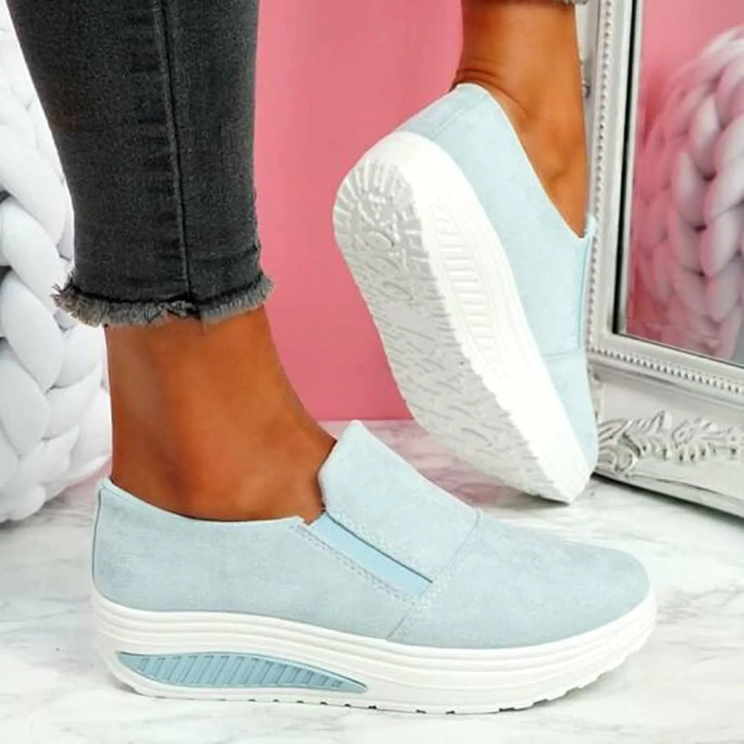 Comfortable White Sneakers for Women Arch Support Trendy Slip On Shoes for Women 2023 Womens Running Sneakers 7.5 Casual Sneakers Women Platform Tenis OrtopDicos para Mujeres