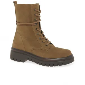 Conference Tan Suede Boots