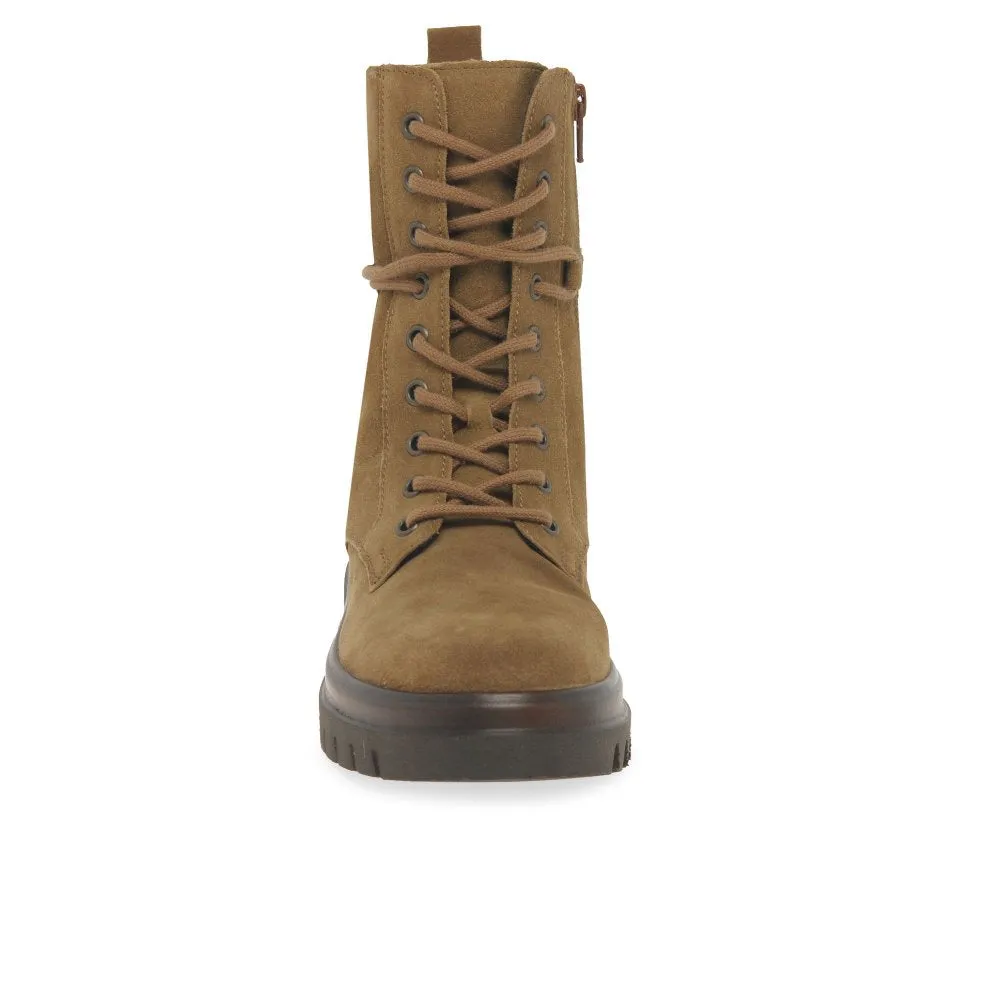 Conference Tan Suede Boots