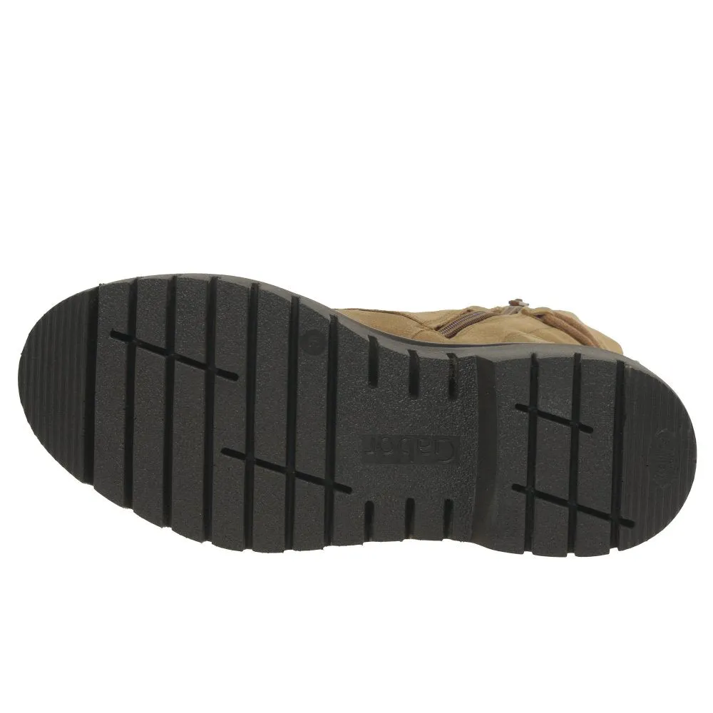 Conference Tan Suede Boots