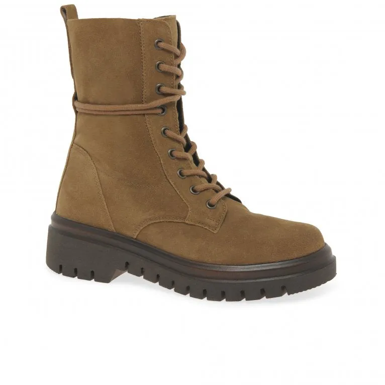 Conference Tan Suede Boots
