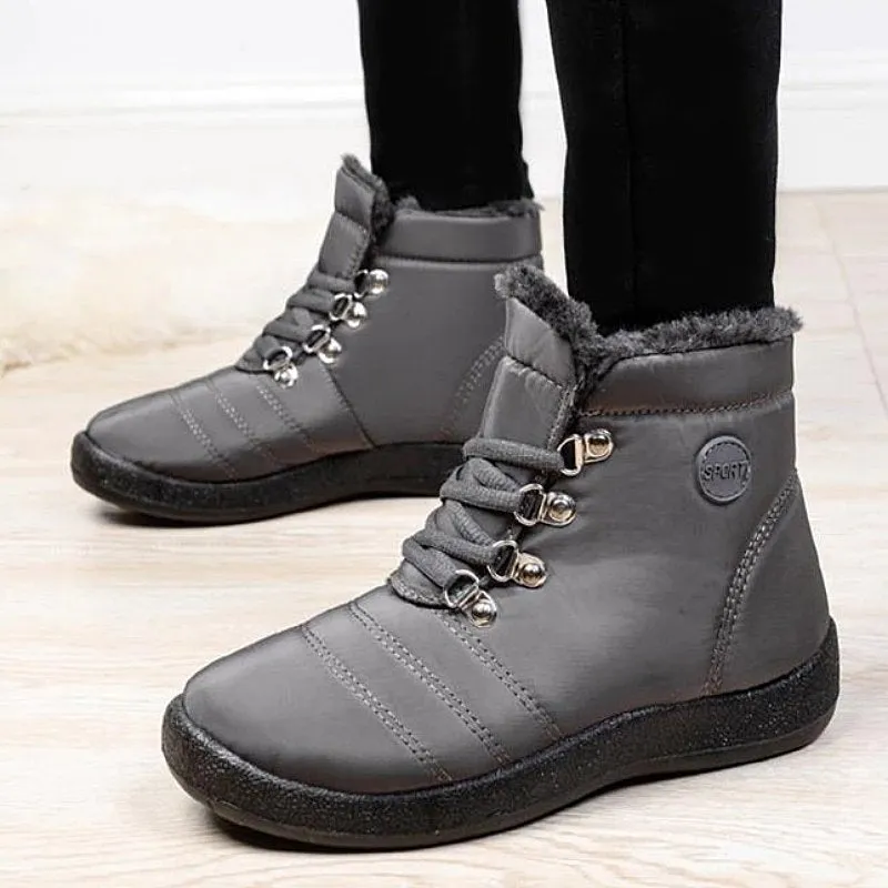 Cuzcare Winter Snow Boots Plush Women Orthopedic Shoes