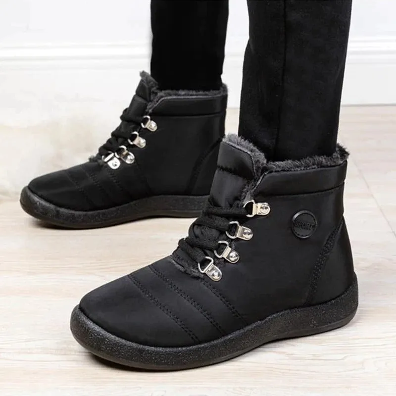 Cuzcare Winter Snow Boots Plush Women Orthopedic Shoes