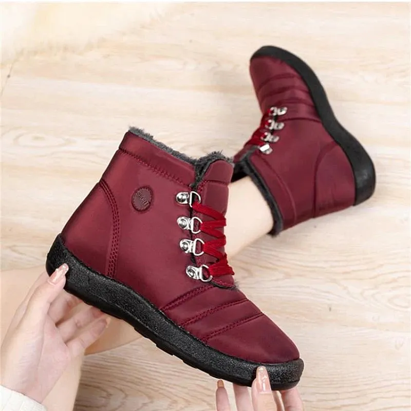 Cuzcare Winter Snow Boots Plush Women Orthopedic Shoes