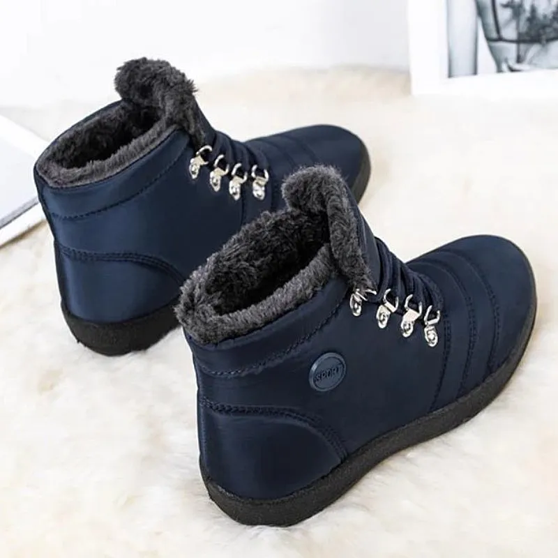 Cuzcare Winter Snow Boots Plush Women Orthopedic Shoes