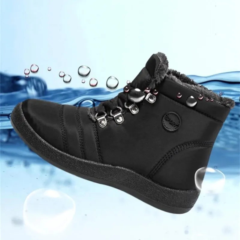 Cuzcare Winter Snow Boots Plush Women Orthopedic Shoes